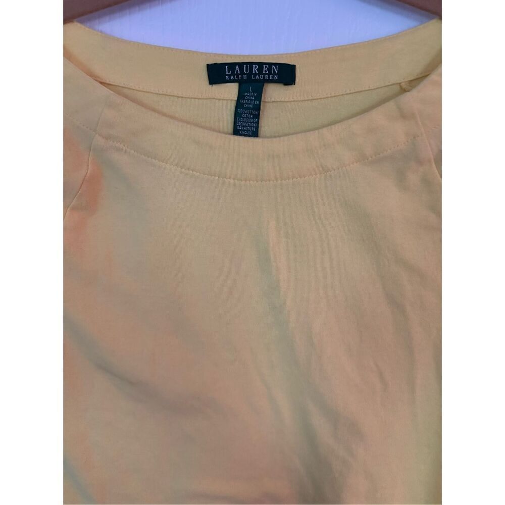 Ralph Lauren Yellow Tee Shirt - Picture 3 of 3